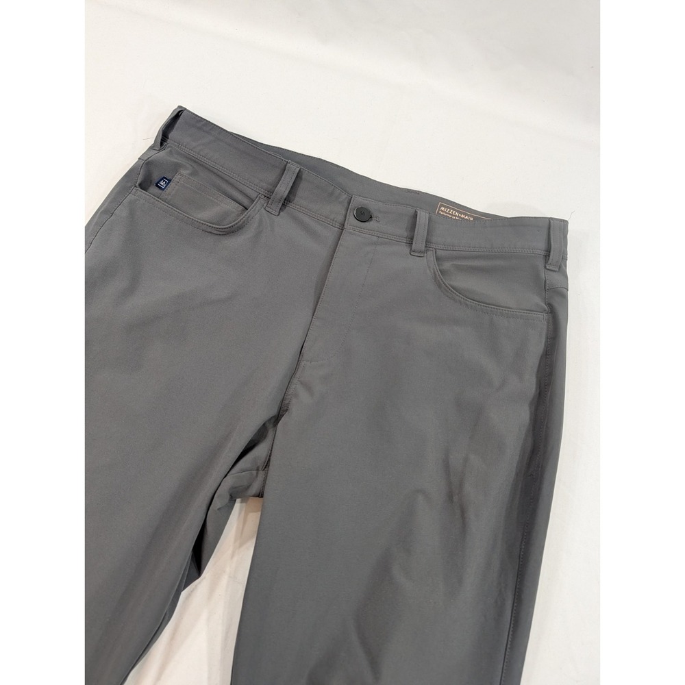 Mizzen Main Helmsman Pants Mens 34 (36x30) Dark Gray‎ Casual Performance Chino